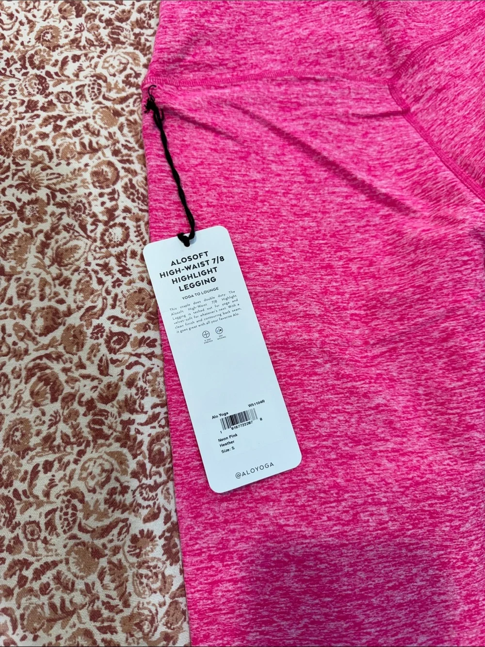 NWT Alo yoga high waist 7/8 highlight leggings